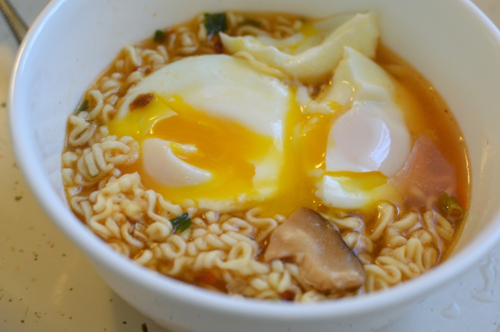 Ramen with poached egg